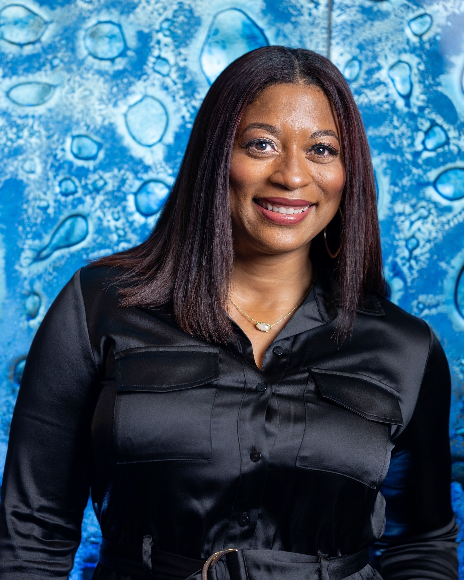Tomika Gamble, program manager in Pediatrics, serves in many capacities including organizing prom and camps. Her son is a cancer survivor, which led her to work at MD Anderson. Photographed in the pedi dome and the observation deck in the Main Building on Thursday, Nov. 16, 2023.